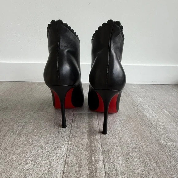 Black Christian Louboutin boots - Deguise 100 Nappa Shiny size 35 - Picture 5 of 15